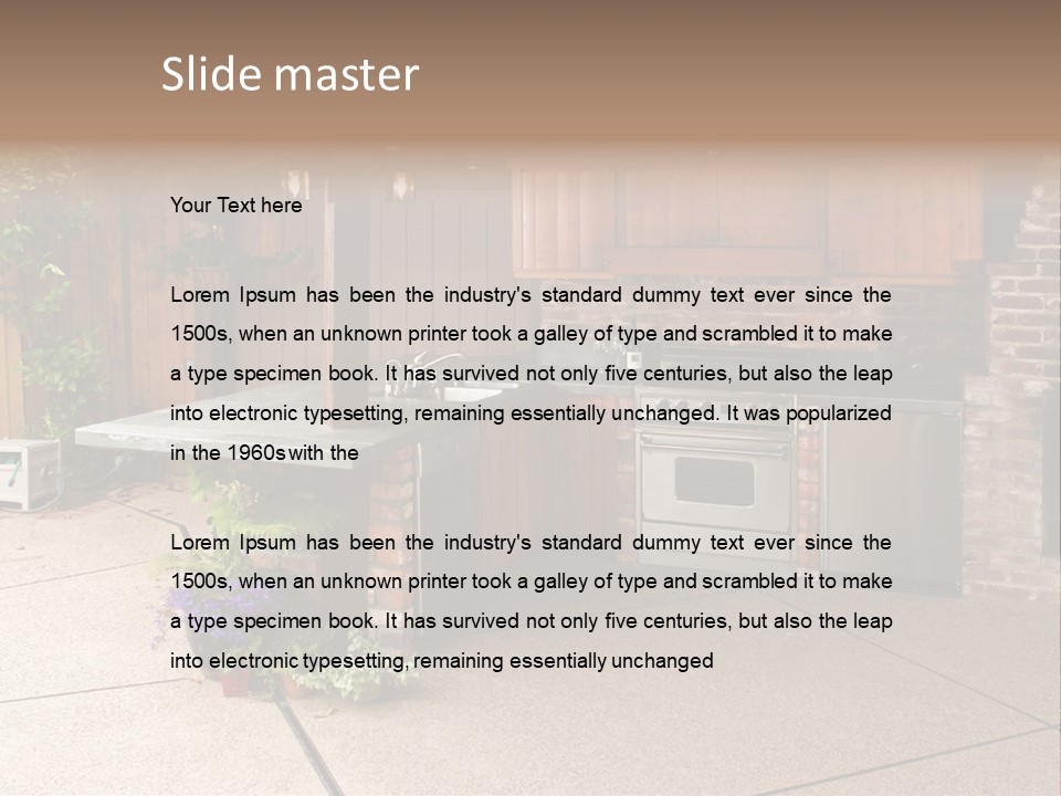 Natural Wellness Bathing PowerPoint Template