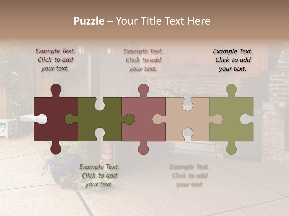 Natural Wellness Bathing PowerPoint Template