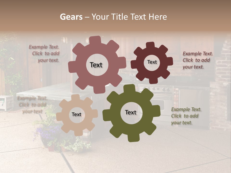 Natural Wellness Bathing PowerPoint Template