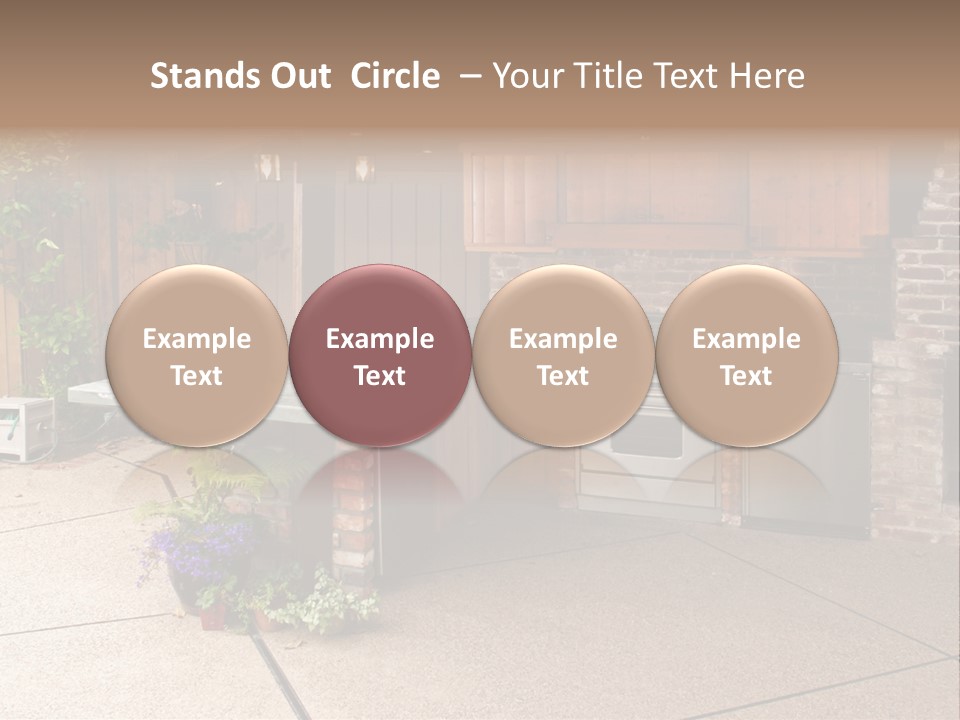 Natural Wellness Bathing PowerPoint Template