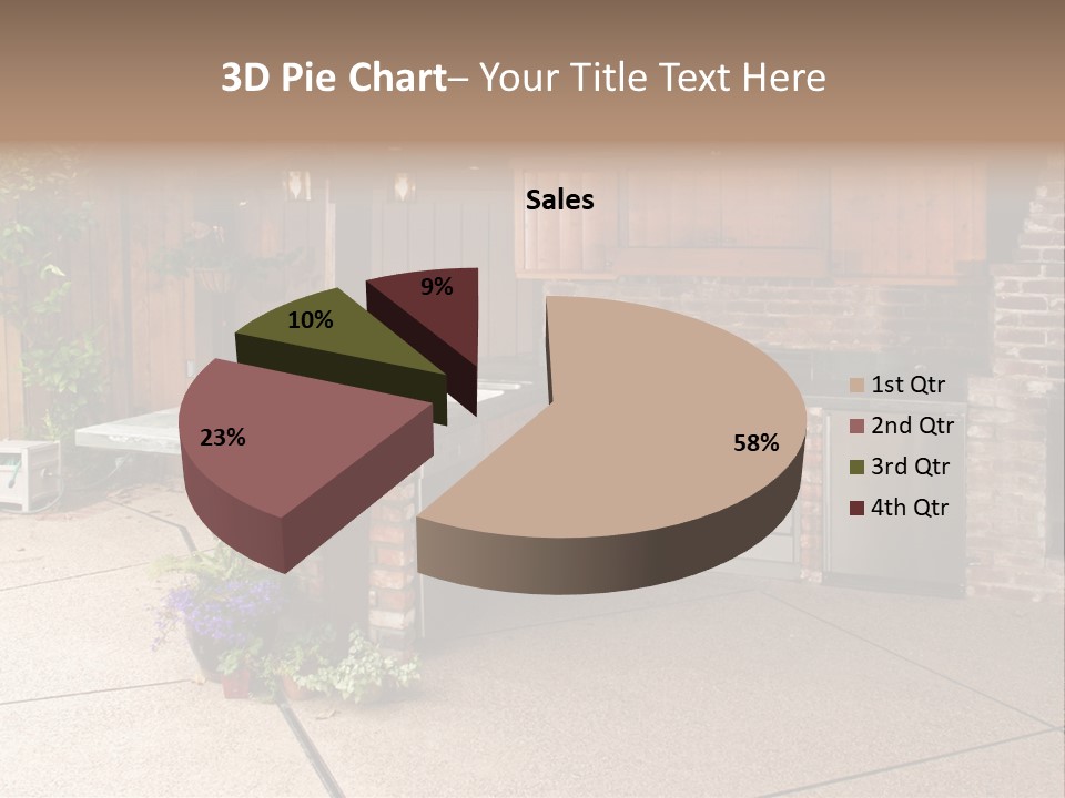 Natural Wellness Bathing PowerPoint Template