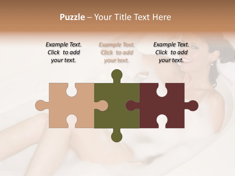 Natural Wellness Bathing PowerPoint Template