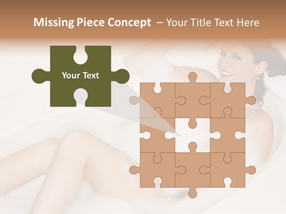 Natural Wellness Bathing PowerPoint Template