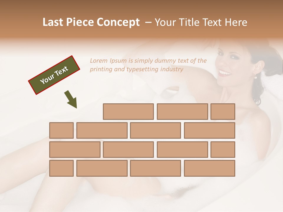 Natural Wellness Bathing PowerPoint Template