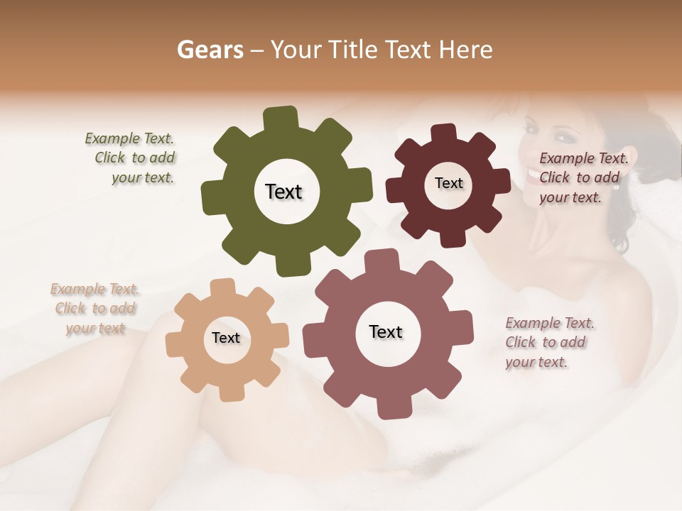 Natural Wellness Bathing PowerPoint Template