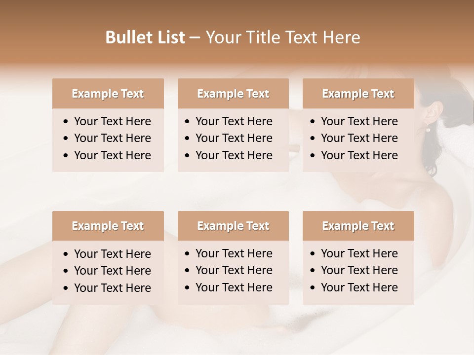 Natural Wellness Bathing PowerPoint Template