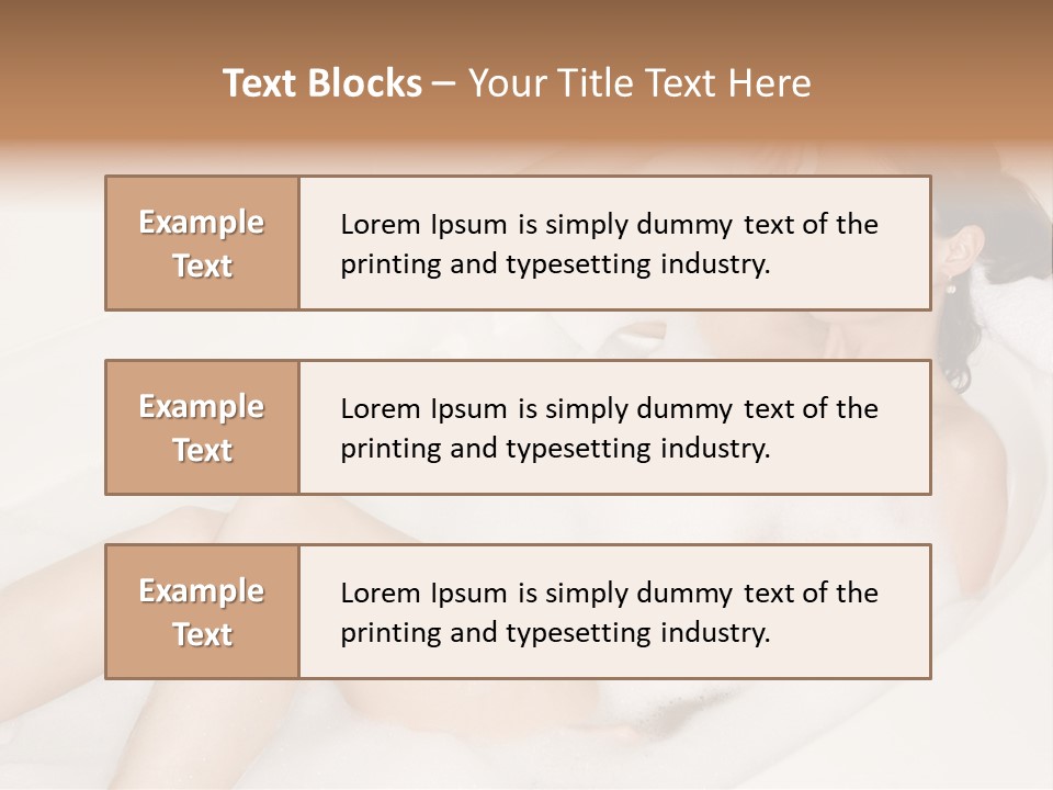 Natural Wellness Bathing PowerPoint Template