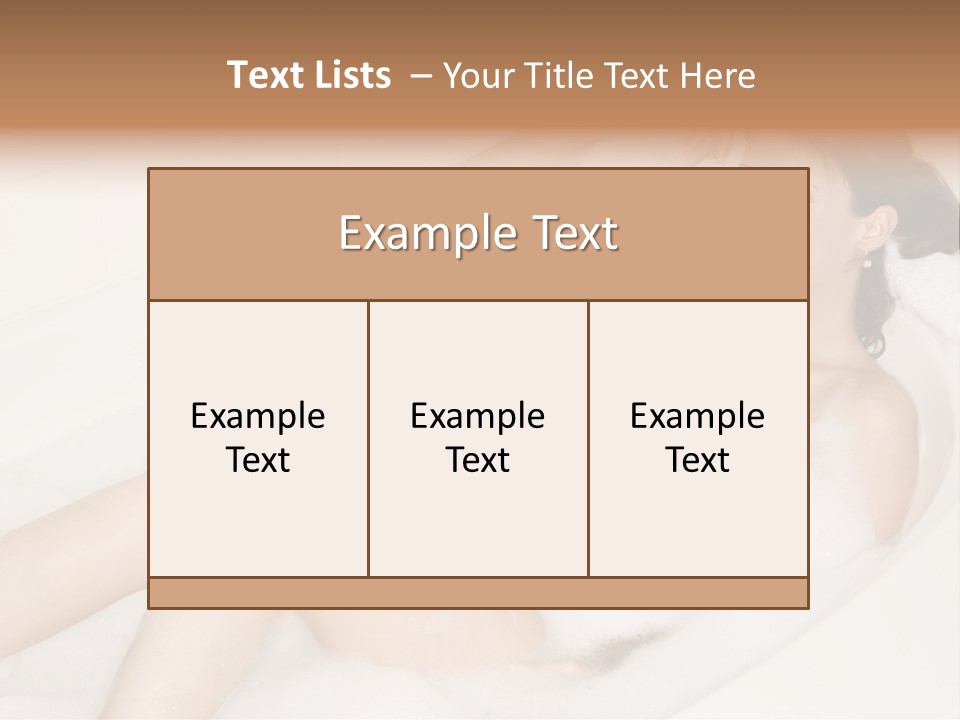 Natural Wellness Bathing PowerPoint Template