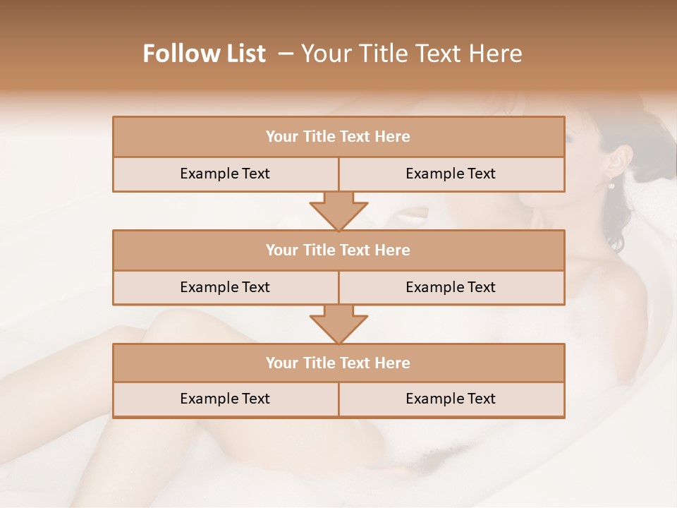 Natural Wellness Bathing PowerPoint Template