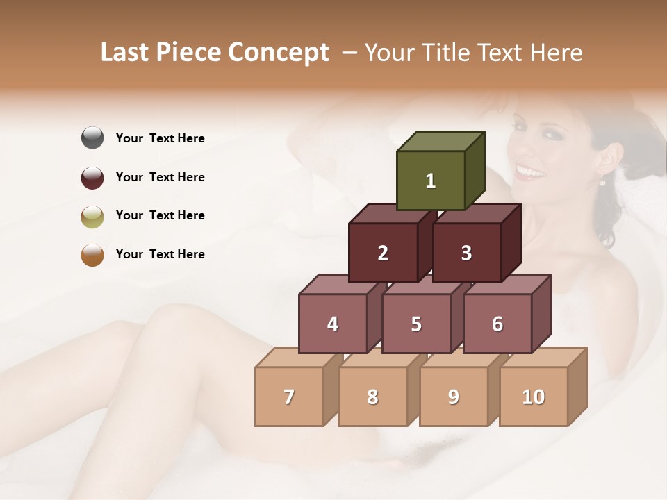 Natural Wellness Bathing PowerPoint Template