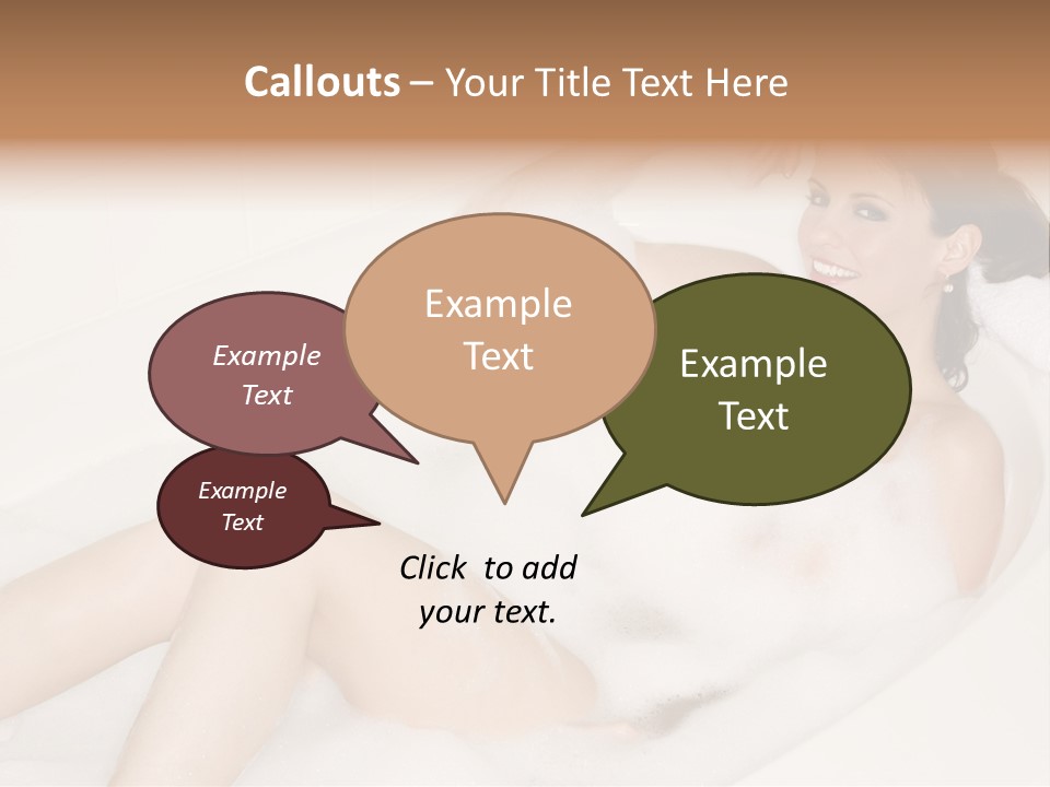 Natural Wellness Bathing PowerPoint Template