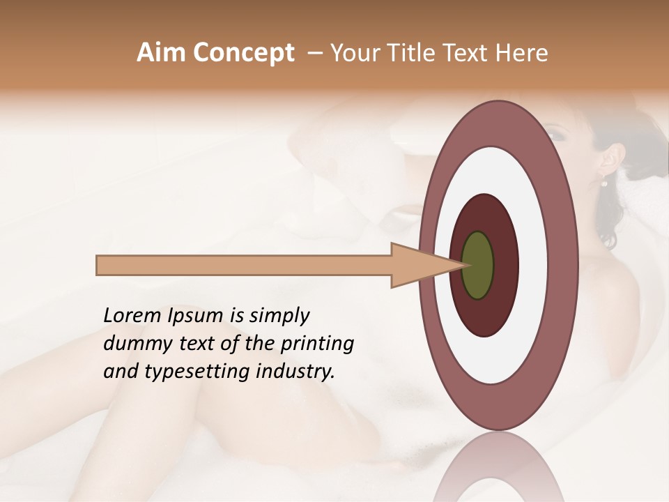 Natural Wellness Bathing PowerPoint Template