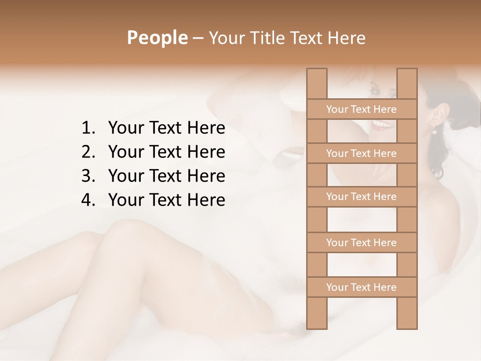 Natural Wellness Bathing PowerPoint Template