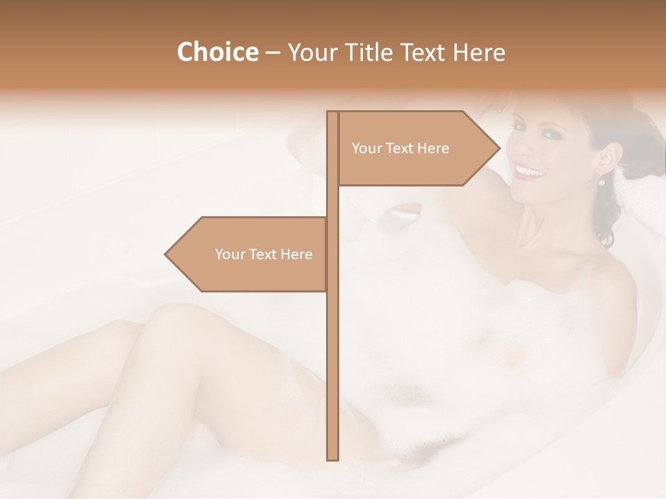 Natural Wellness Bathing PowerPoint Template