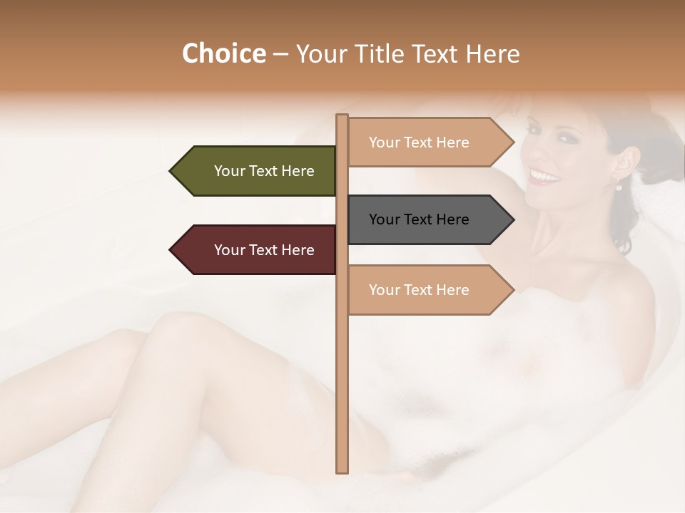 Natural Wellness Bathing PowerPoint Template