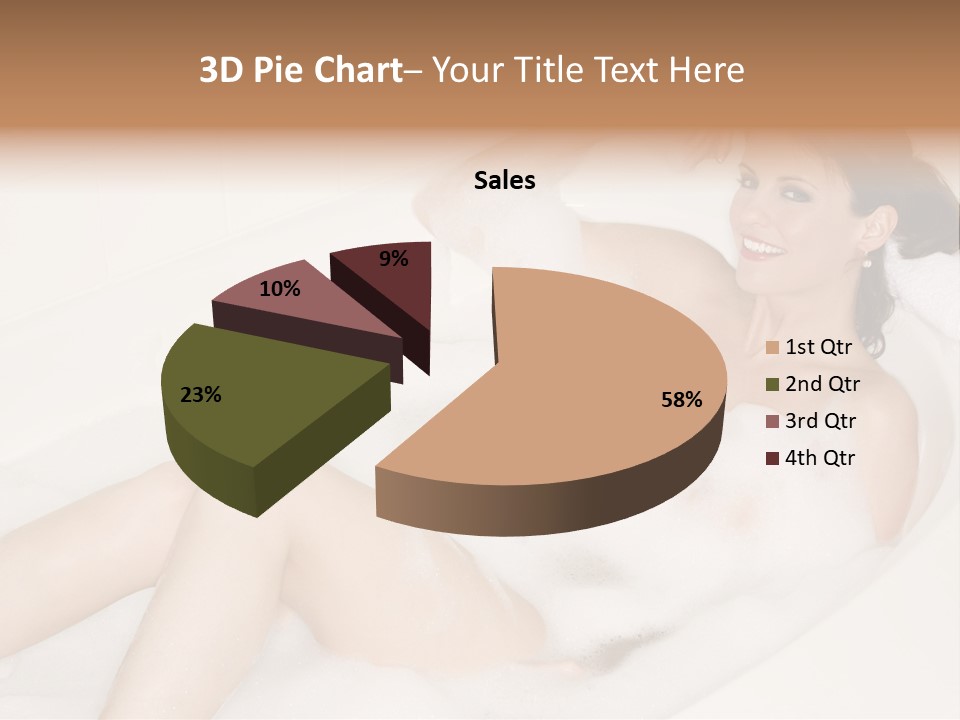 Natural Wellness Bathing PowerPoint Template