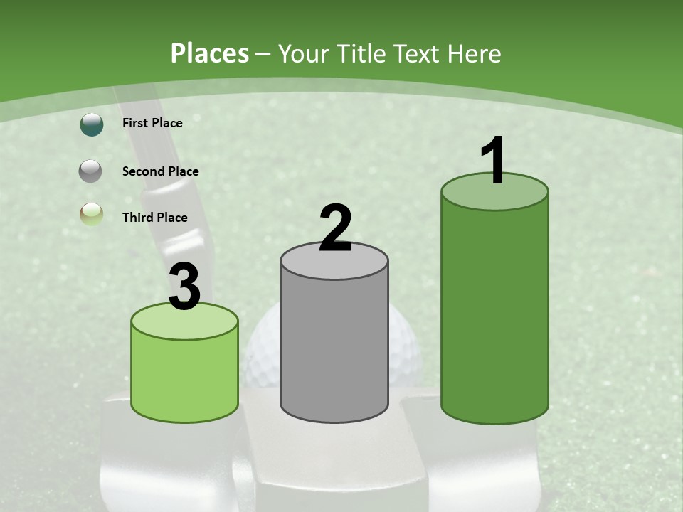 Par Turf Golf PowerPoint Template