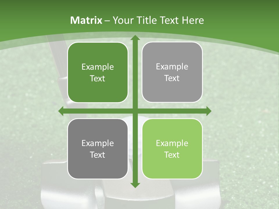 Par Turf Golf PowerPoint Template