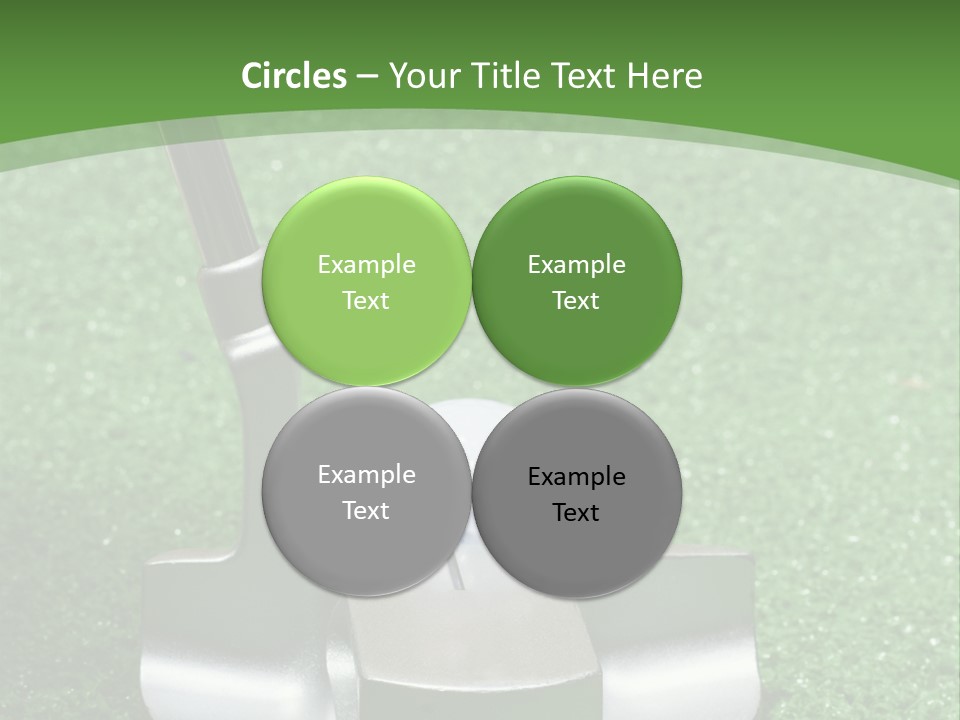 Par Turf Golf PowerPoint Template