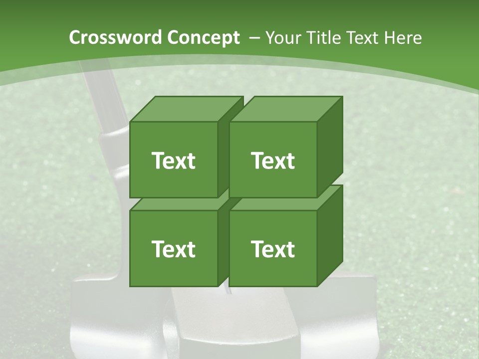 Par Turf Golf PowerPoint Template