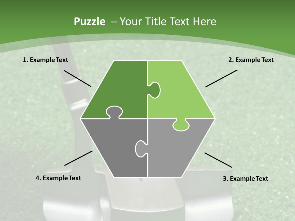 Par Turf Golf PowerPoint Template