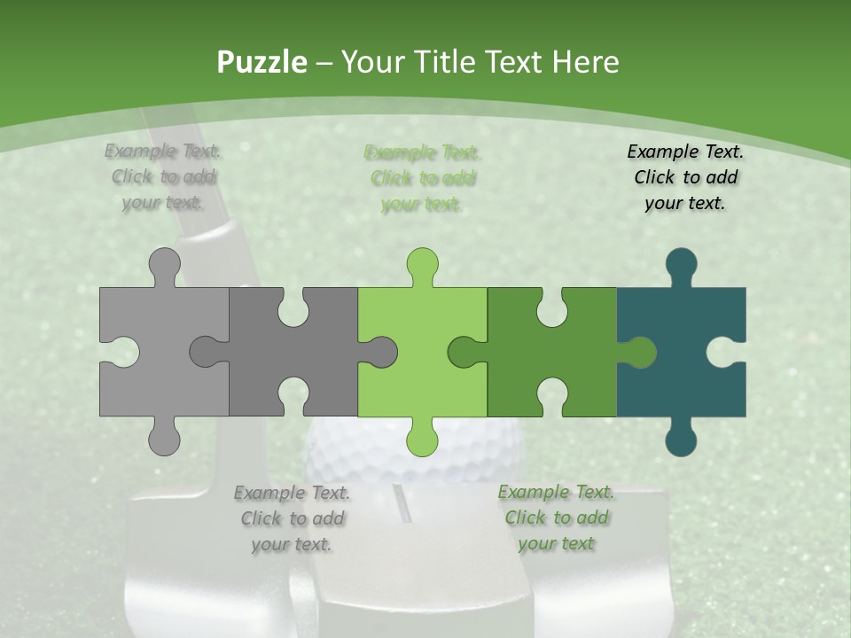 Par Turf Golf PowerPoint Template