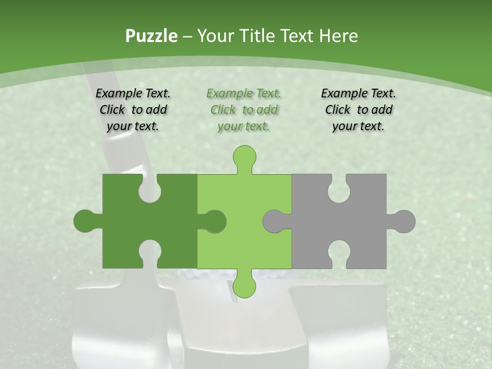 Par Turf Golf PowerPoint Template