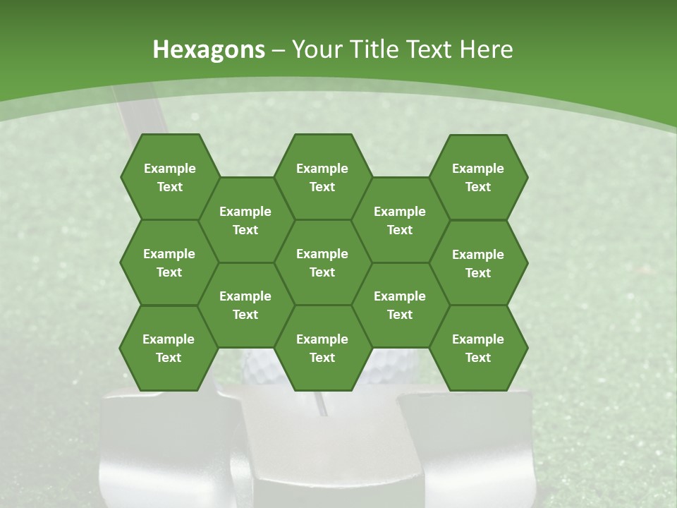 Par Turf Golf PowerPoint Template