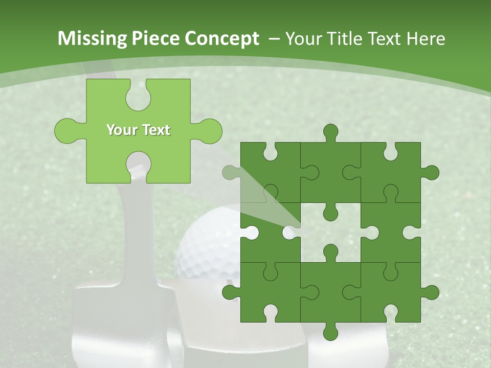 Par Turf Golf PowerPoint Template