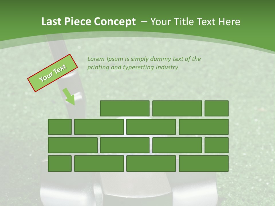 Par Turf Golf PowerPoint Template