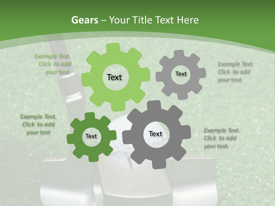 Par Turf Golf PowerPoint Template