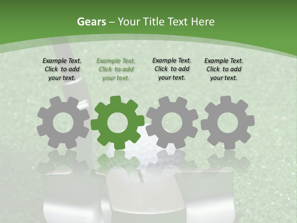 Par Turf Golf PowerPoint Template