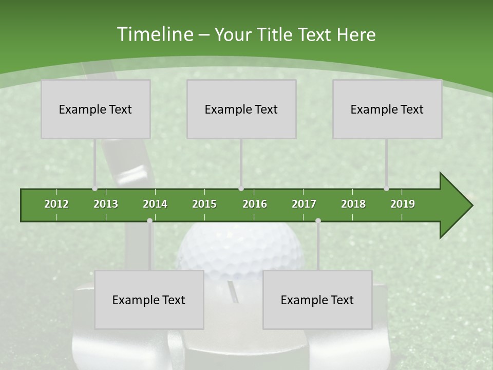 Par Turf Golf PowerPoint Template