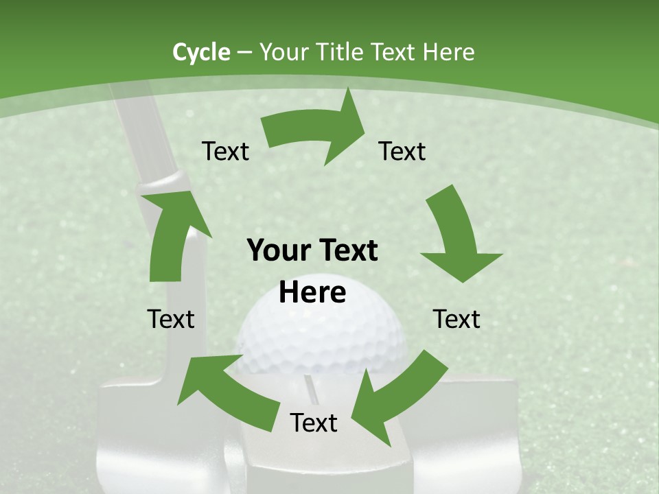 Par Turf Golf PowerPoint Template