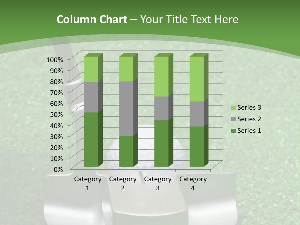 Par Turf Golf PowerPoint Template