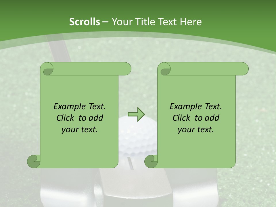 Par Turf Golf PowerPoint Template