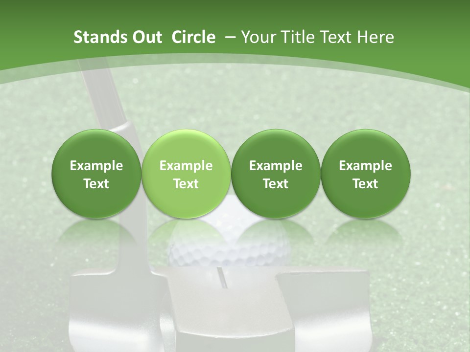 Par Turf Golf PowerPoint Template