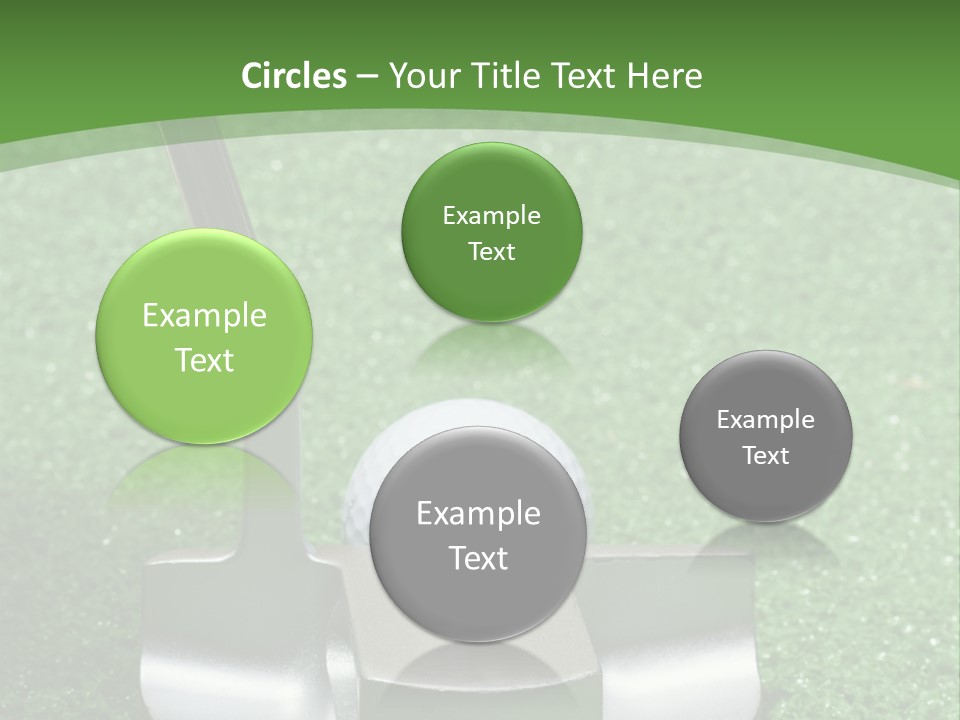 Par Turf Golf PowerPoint Template