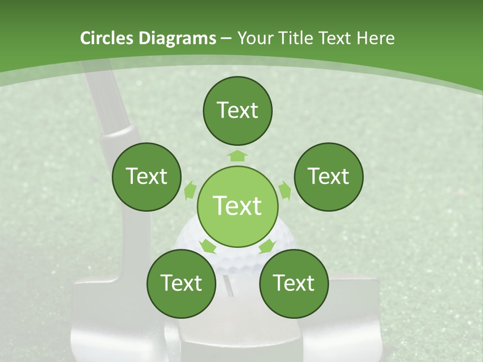 Par Turf Golf PowerPoint Template