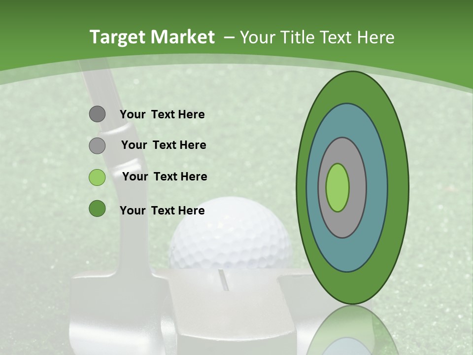 Par Turf Golf PowerPoint Template