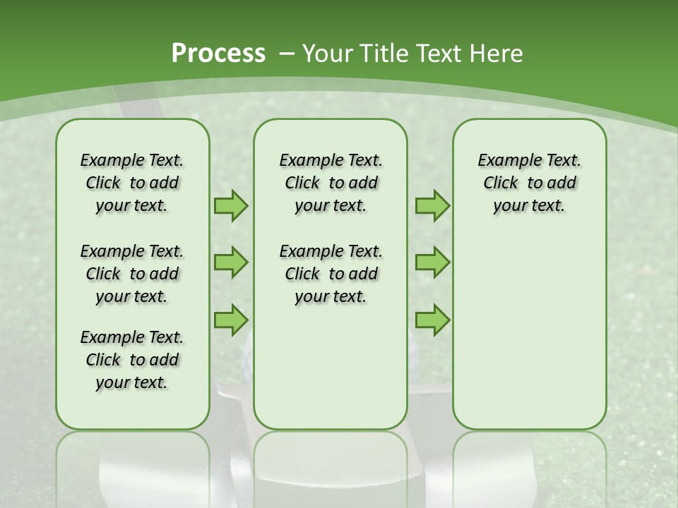 Par Turf Golf PowerPoint Template