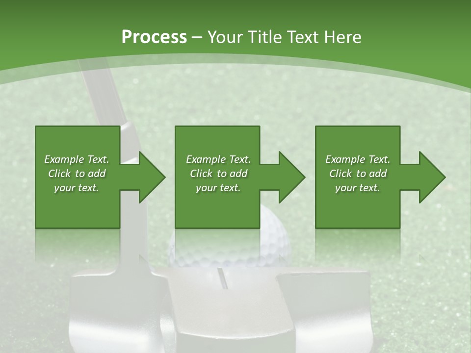 Par Turf Golf PowerPoint Template