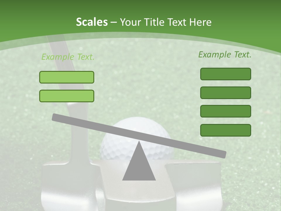 Par Turf Golf PowerPoint Template