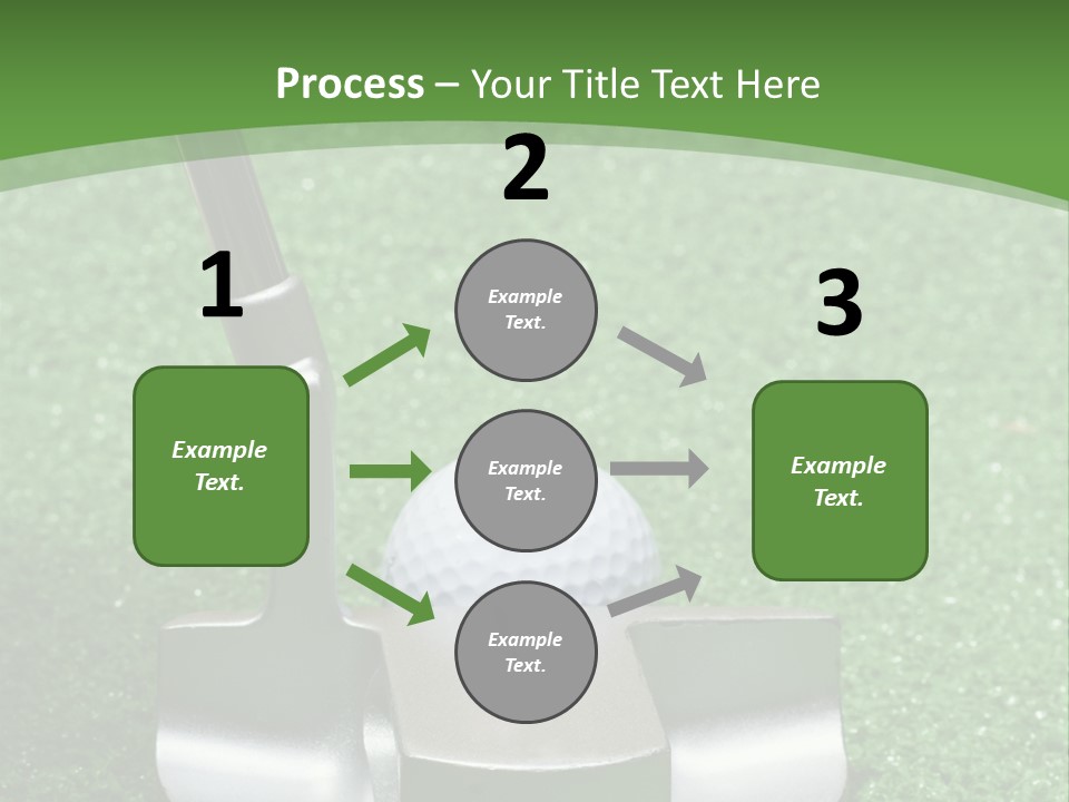 Par Turf Golf PowerPoint Template