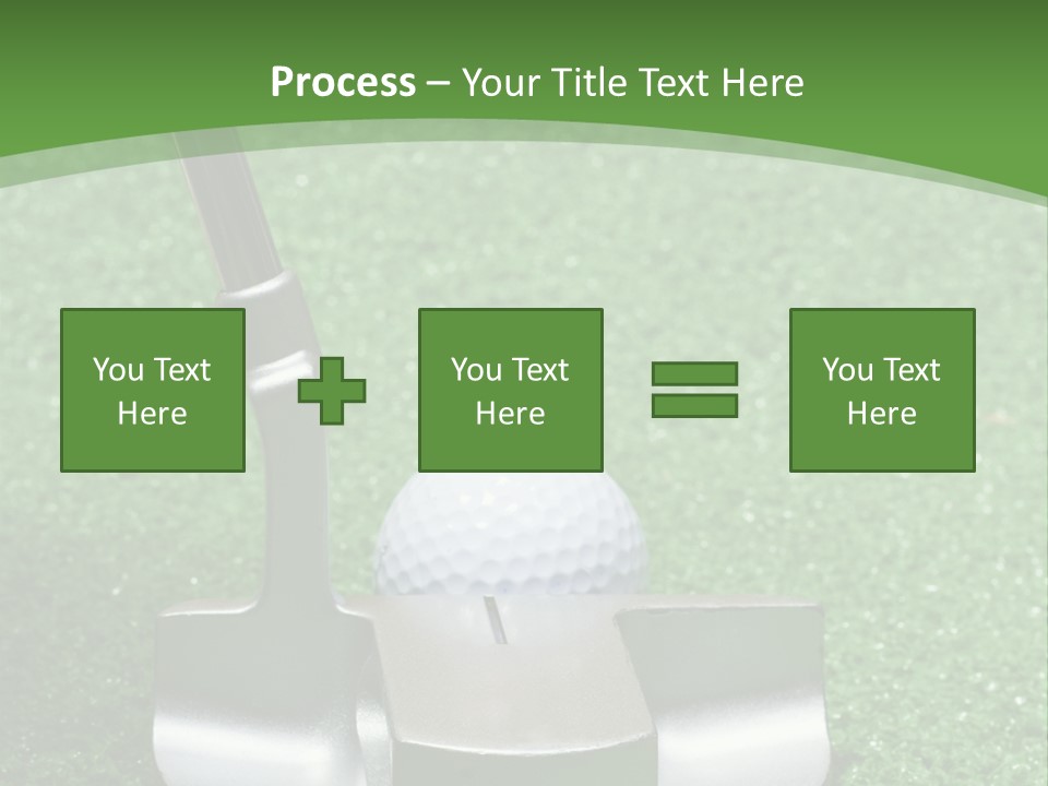 Par Turf Golf PowerPoint Template