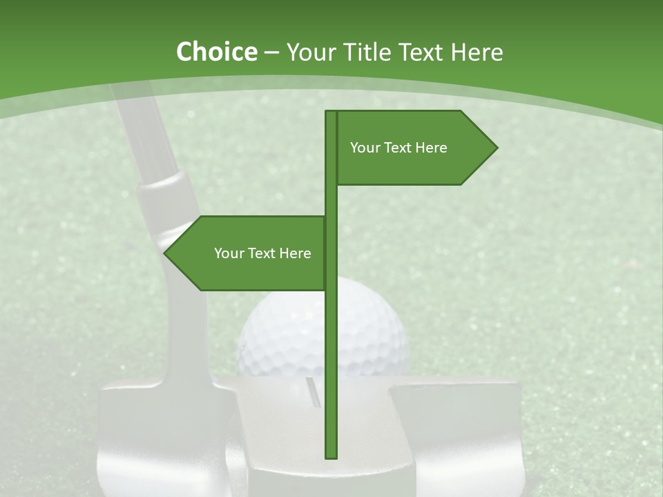 Par Turf Golf PowerPoint Template