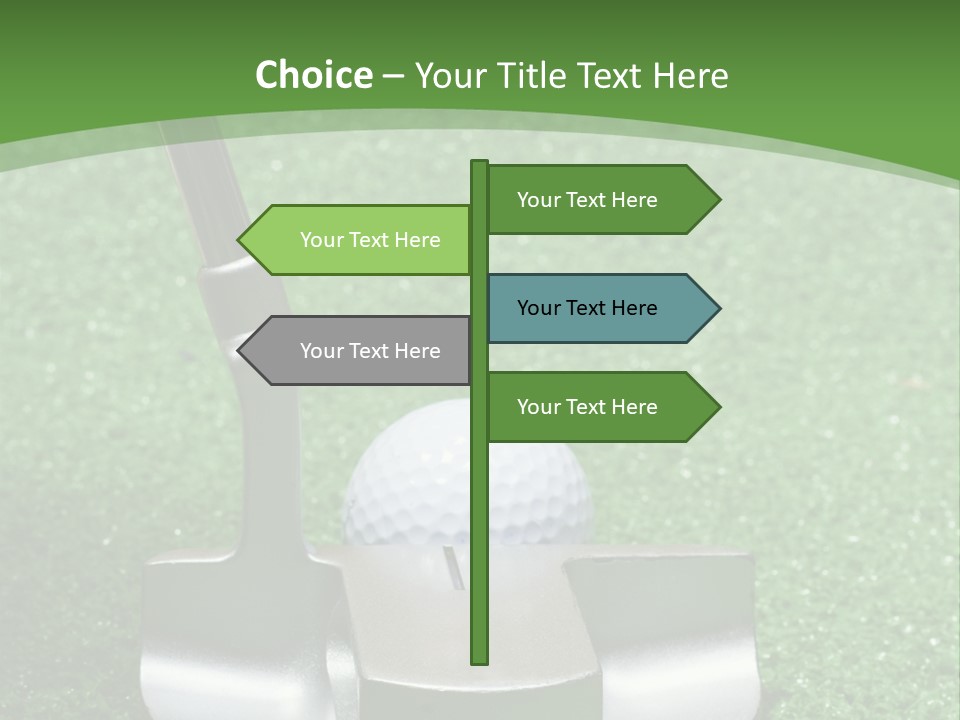 Par Turf Golf PowerPoint Template