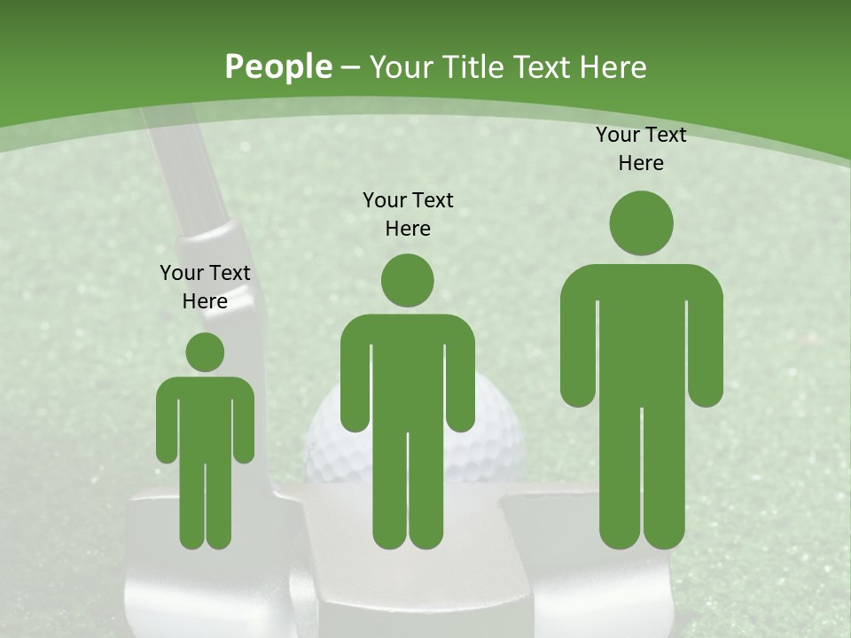 Par Turf Golf PowerPoint Template