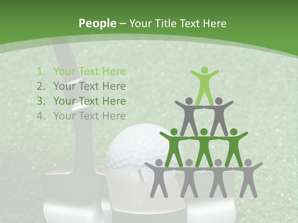 Par Turf Golf PowerPoint Template