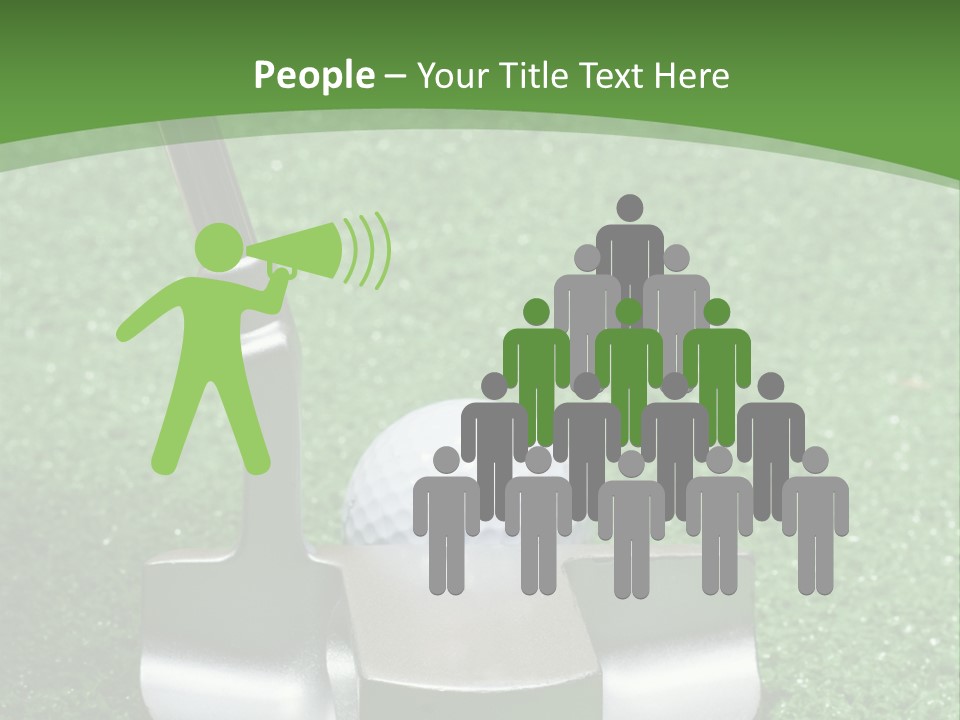 Par Turf Golf PowerPoint Template